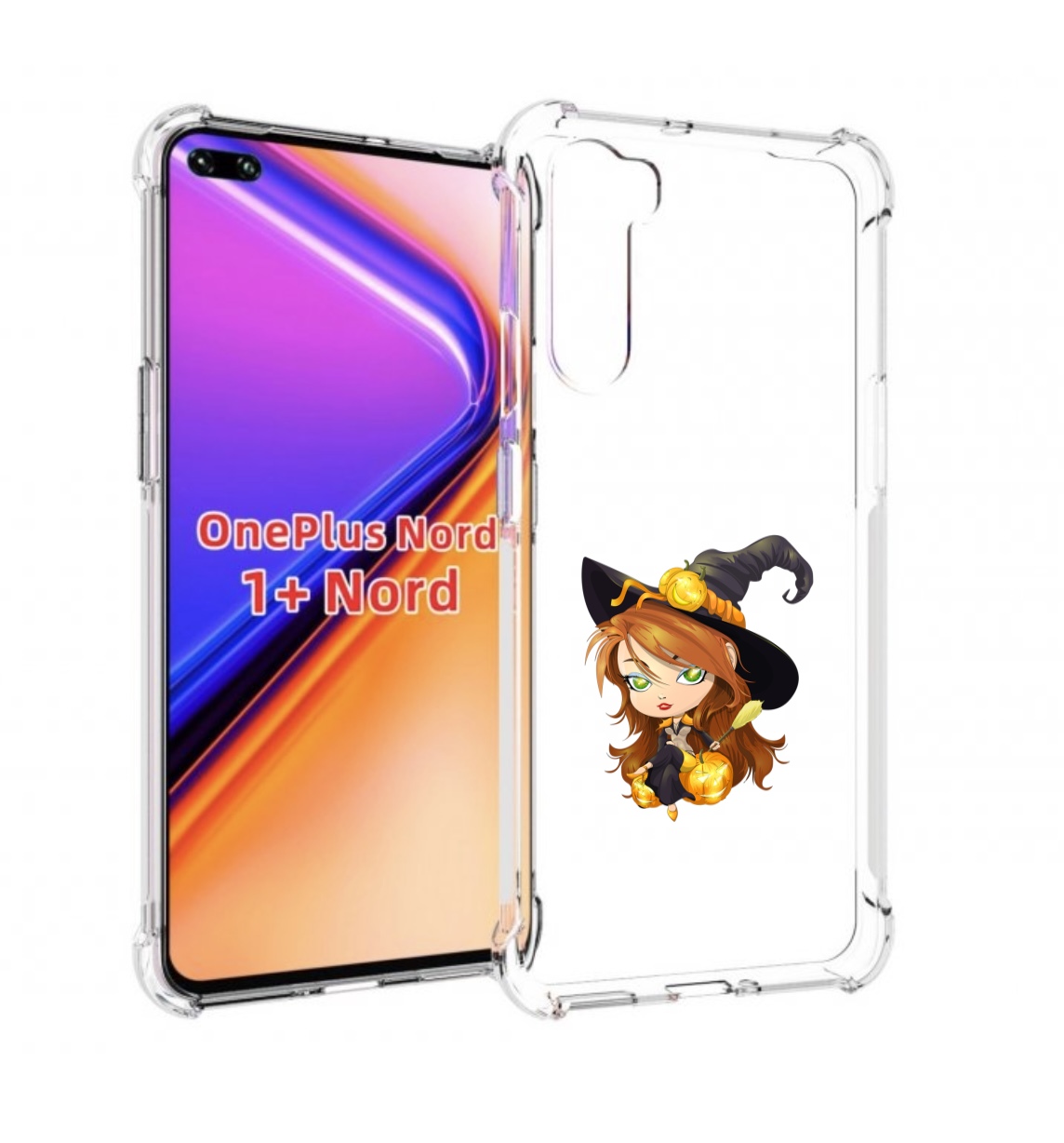 

Чехол MyPads Ведьмочка для OnePlus Nord / 1+ Nord (1ая версия), Прозрачный, Tocco