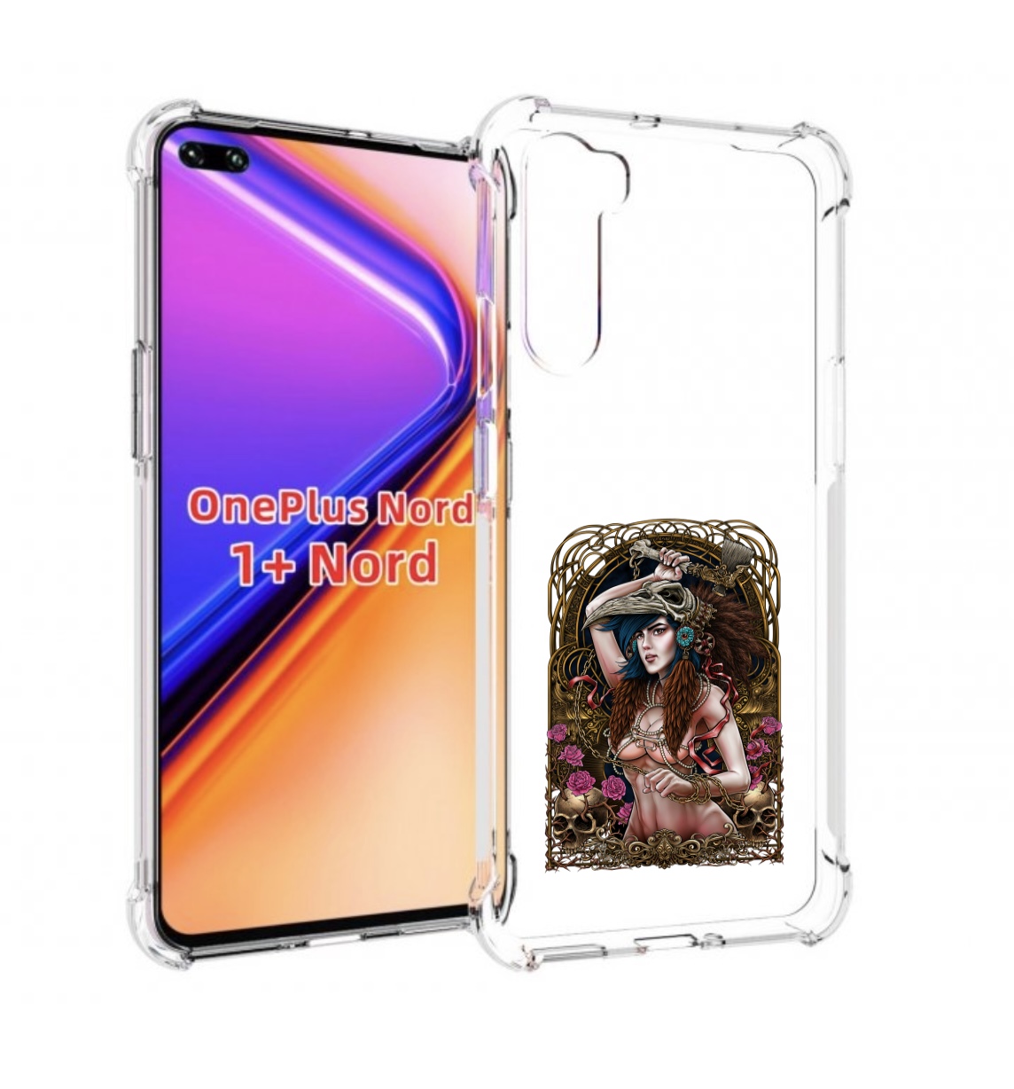 

Чехол MyPads красивая девушка рисунок для OnePlus Nord / 1+ Nord (1ая версия), Прозрачный, Tocco