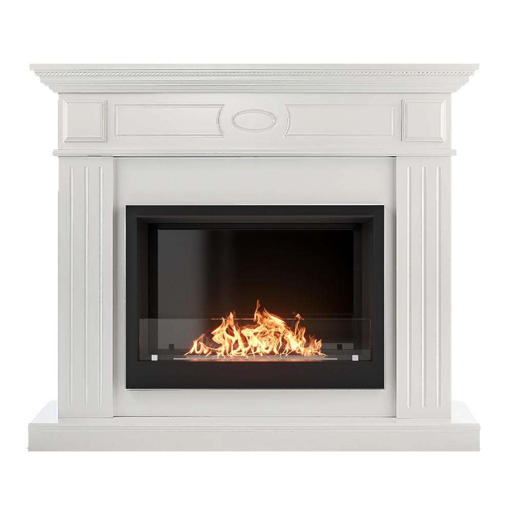 

Каминокомплект: Биокамин Firelight BFP/P-2520, портал Bianco 25 белый, BFP/P-2520 + Bianco 25
