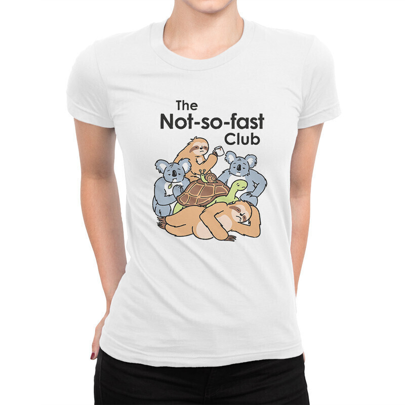 

Футболка женская Dream Shirts Клуб не очень быстрых 10001571 белая M, Клуб не очень быстрых 10001571