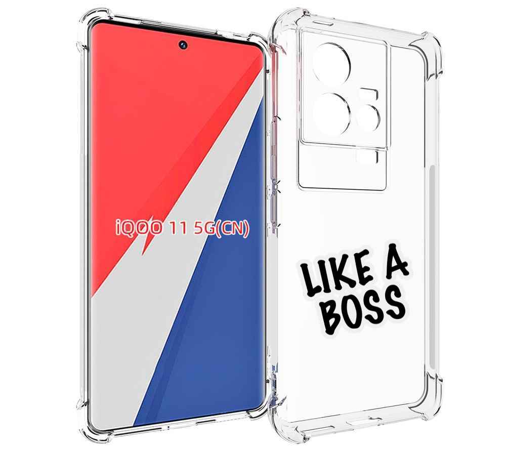 

Чехол MyPads Like-a-boss для Vivo iQOO 11, Прозрачный, Tocco