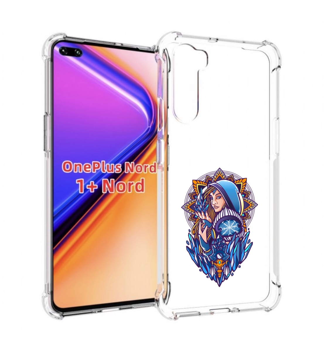 

Чехол MyPads кристал мейден дота 2 для OnePlus Nord / 1+ Nord (1ая версия), Прозрачный, Tocco