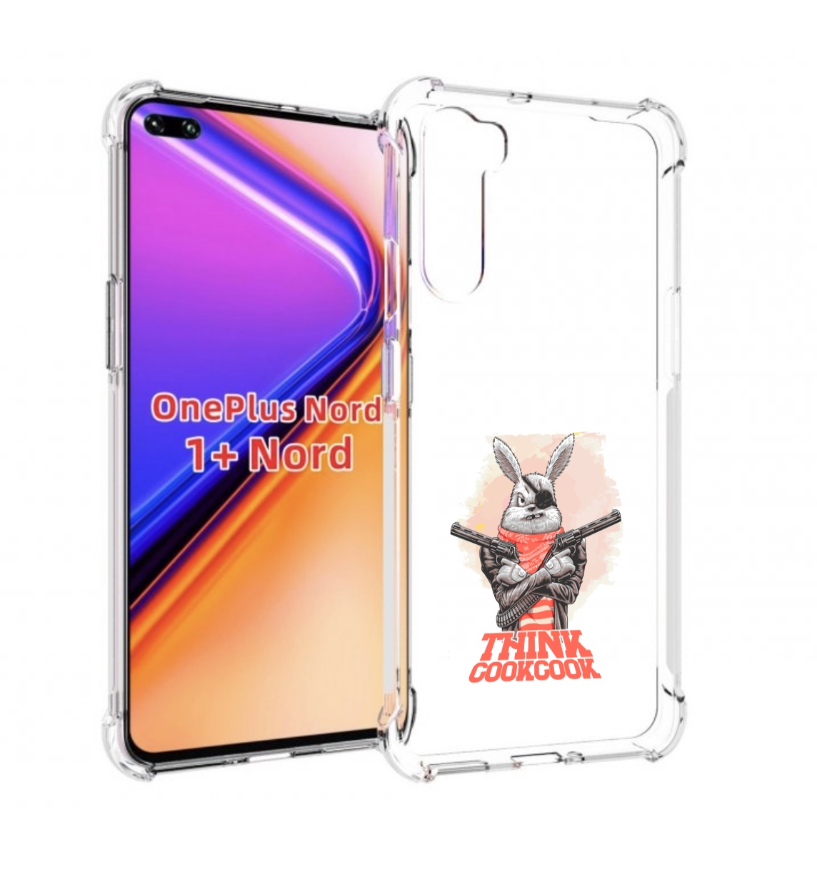 

Чехол MyPads кролик пират для OnePlus Nord / 1+ Nord (1ая версия), Прозрачный, Tocco