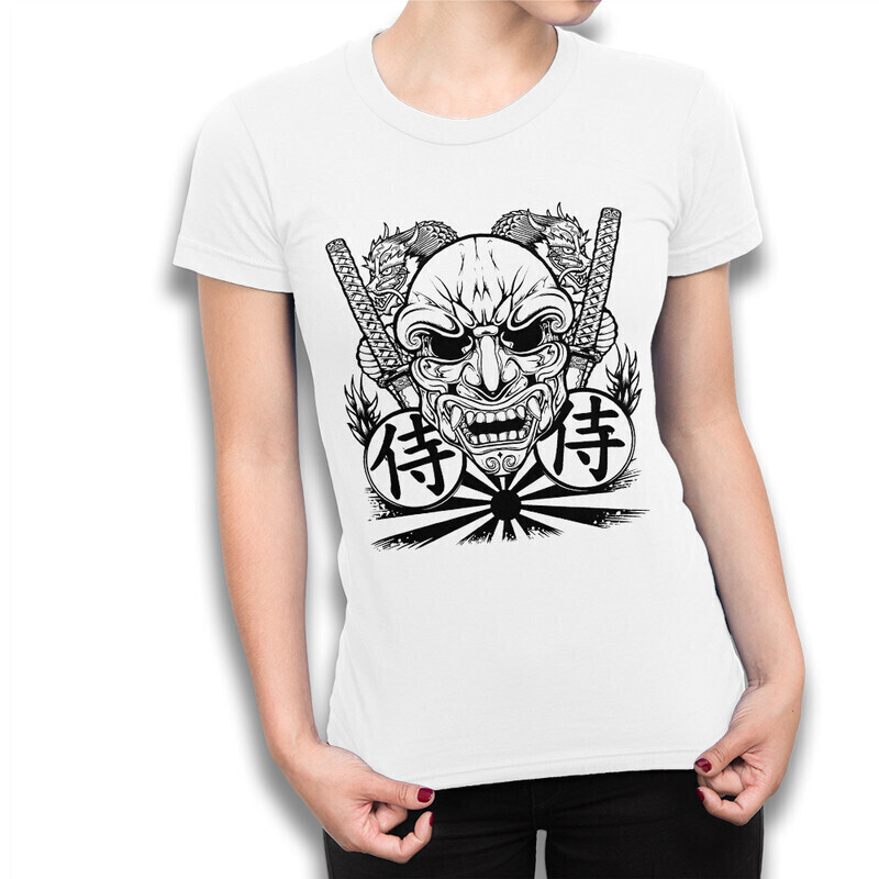 

Футболка женская Dream Shirts Маска Демона 10001581 белая XL, Маска Демона 10001581