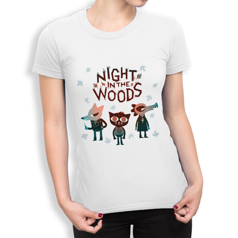 фото Футболка женская dream shirts night in the woods 9898936111 белая s