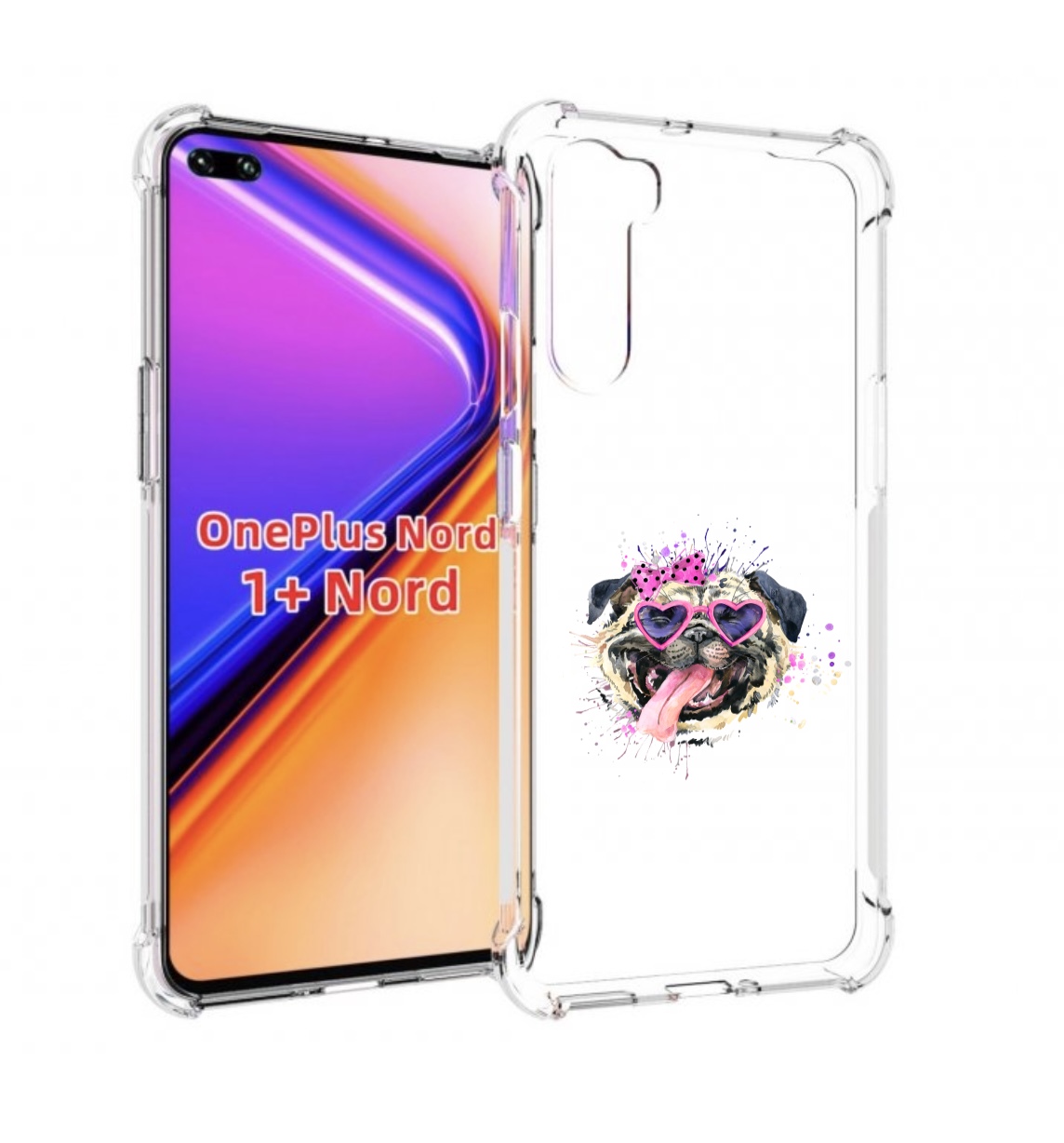 

Чехол MyPads Веселая собака для OnePlus Nord / 1+ Nord (1ая версия), Прозрачный, Tocco