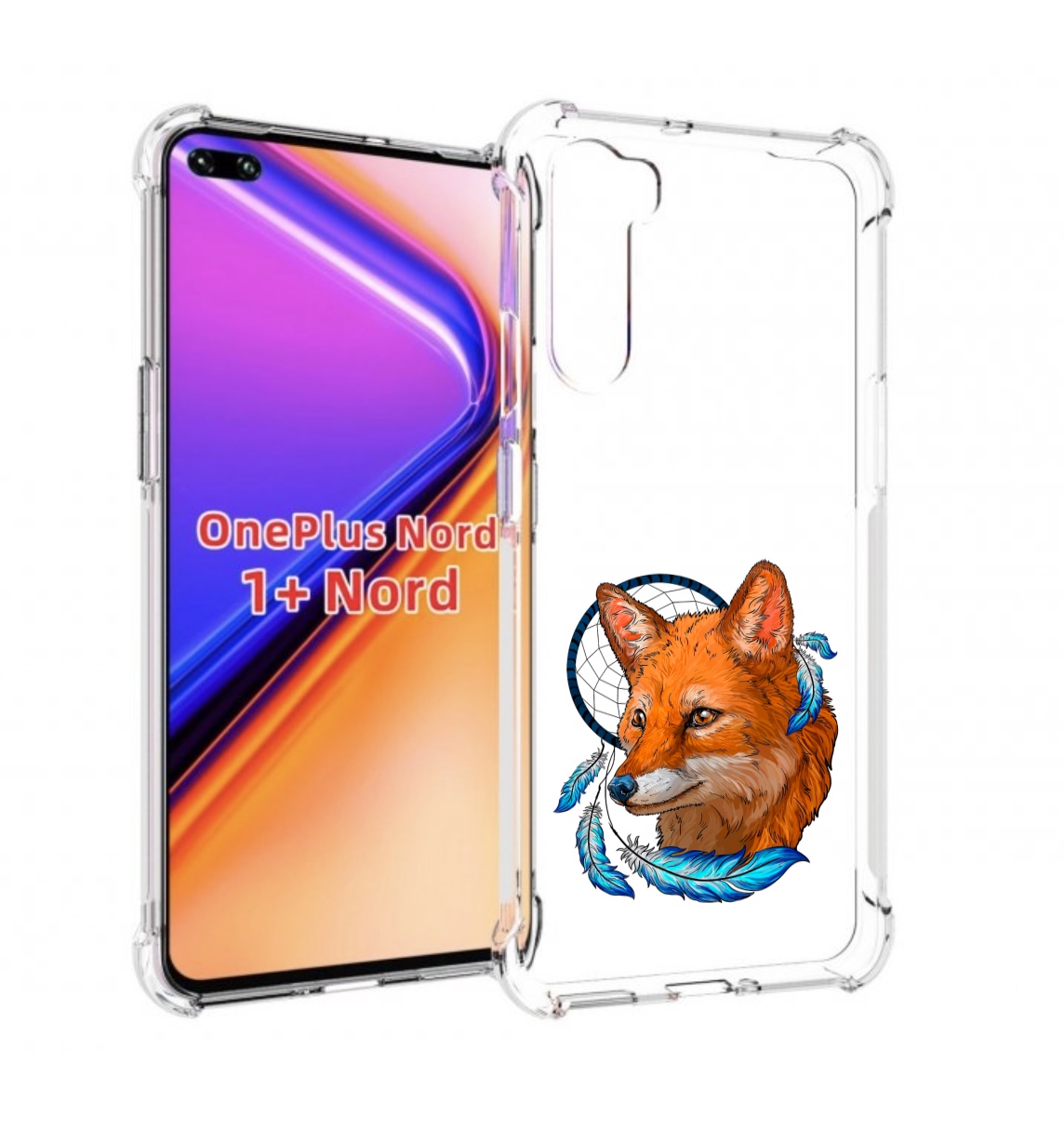 

Чехол MyPads лиса и ловец снов для OnePlus Nord / 1+ Nord (1ая версия), Прозрачный, Tocco