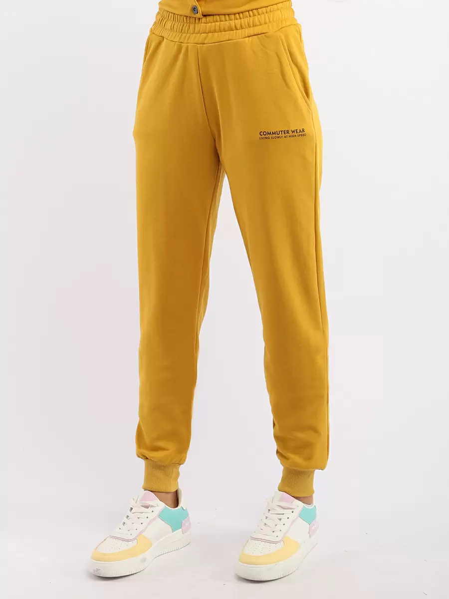 

Спортивные брюки женские EUROFASHION SQ70947 желтые M, SQ70947