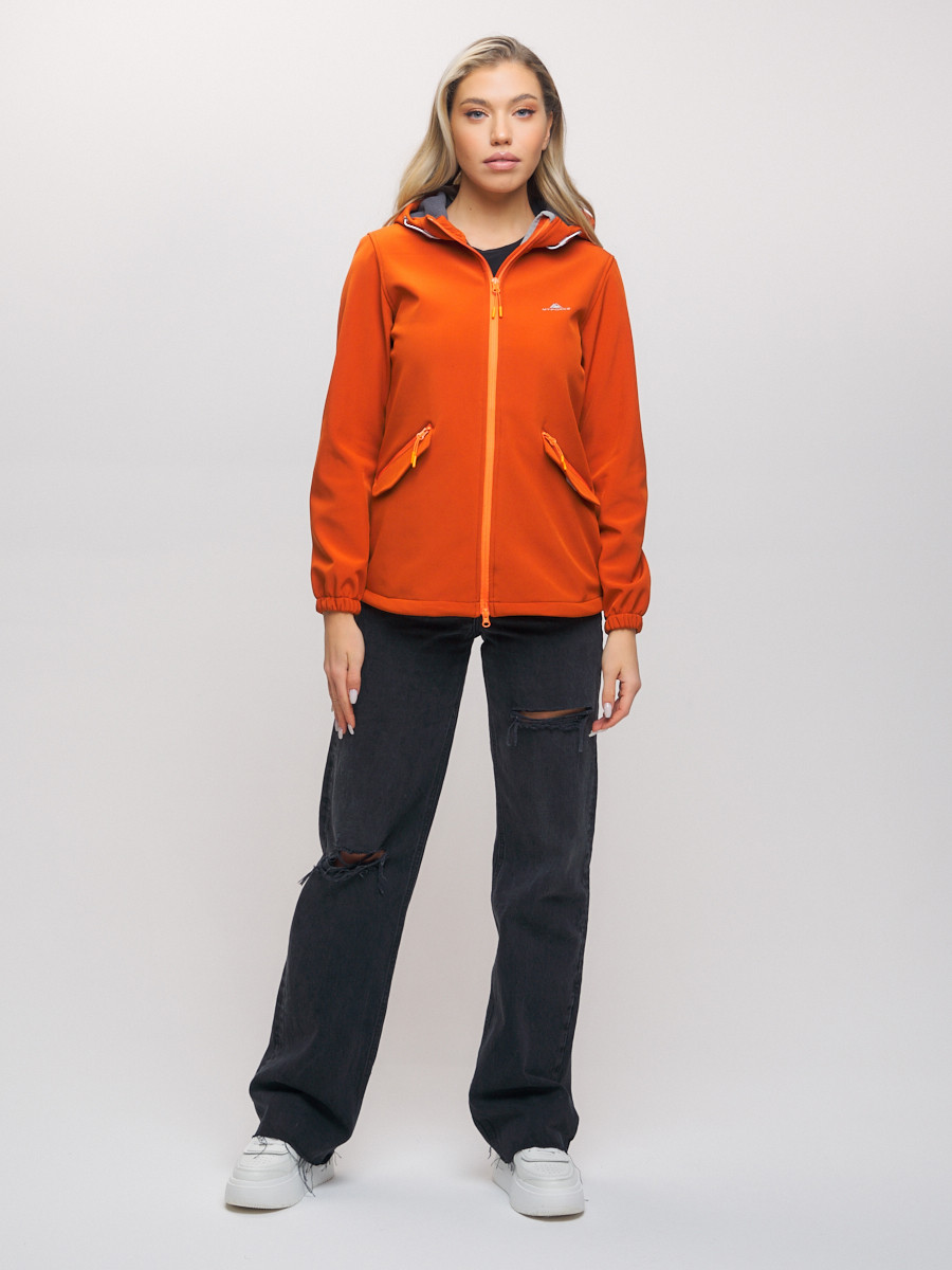 фото Спортивная куртка женская mtforce 20014 оранжевая 44 ru