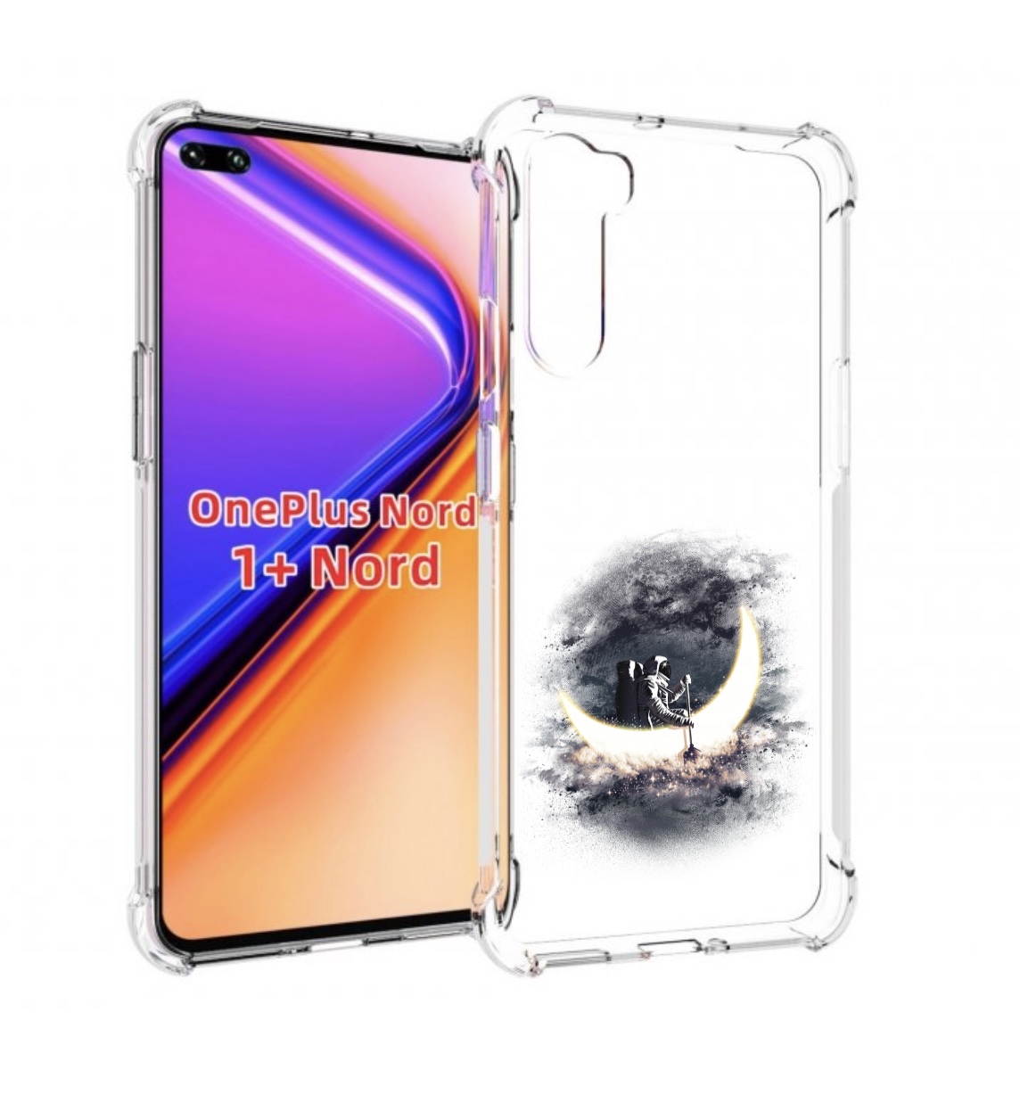 

Чехол MyPads лунный путешественник для OnePlus Nord / 1+ Nord (1ая версия), Прозрачный, Tocco