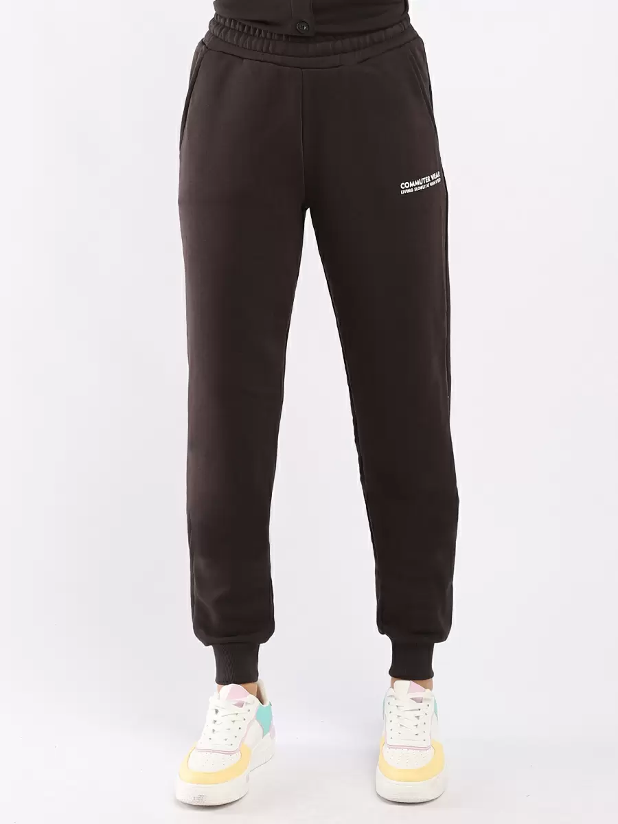 

Спортивные брюки женские EUROFASHION SQ70949 черные S, SQ70949