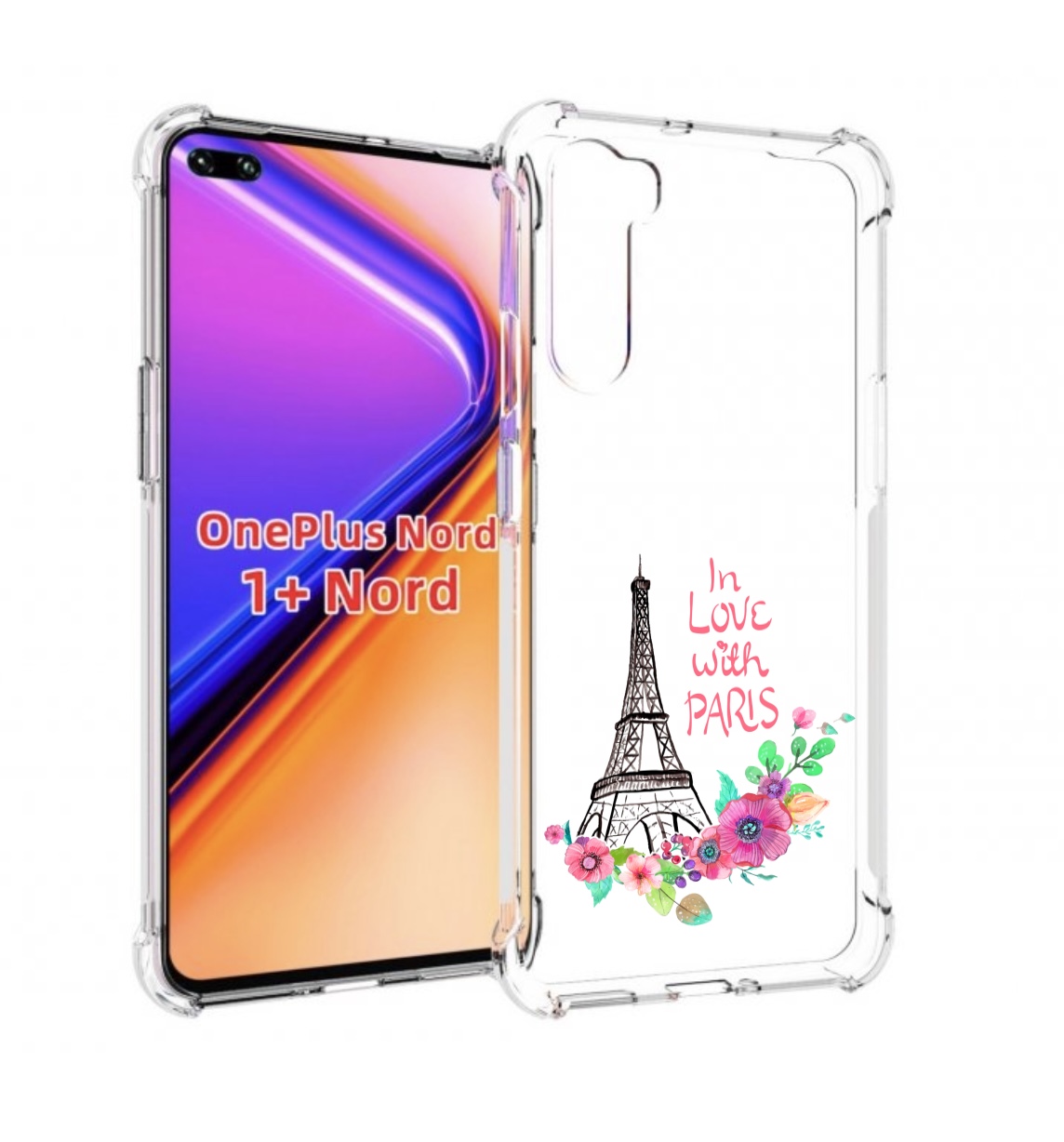 

Чехол MyPads любимый париж для OnePlus Nord / 1+ Nord (1ая версия), Прозрачный, Tocco