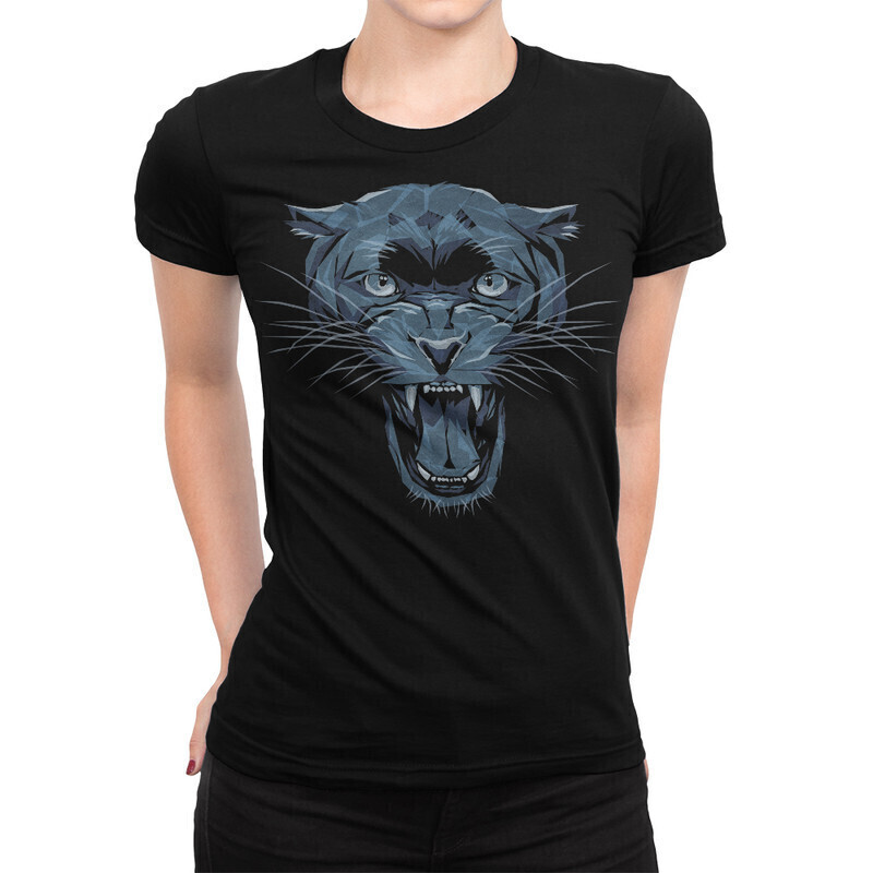 

Футболка женская Dream Shirts Пантера 10001751 черная 3XL, Пантера 10001751