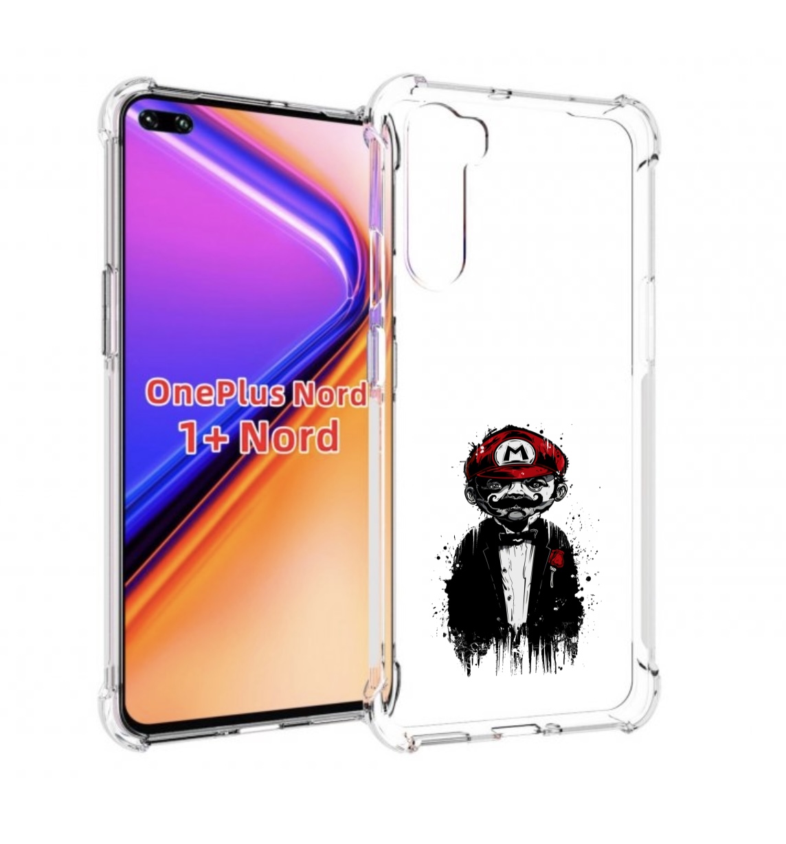 

Чехол MyPads марио для OnePlus Nord / 1+ Nord (1ая версия), Прозрачный, Tocco