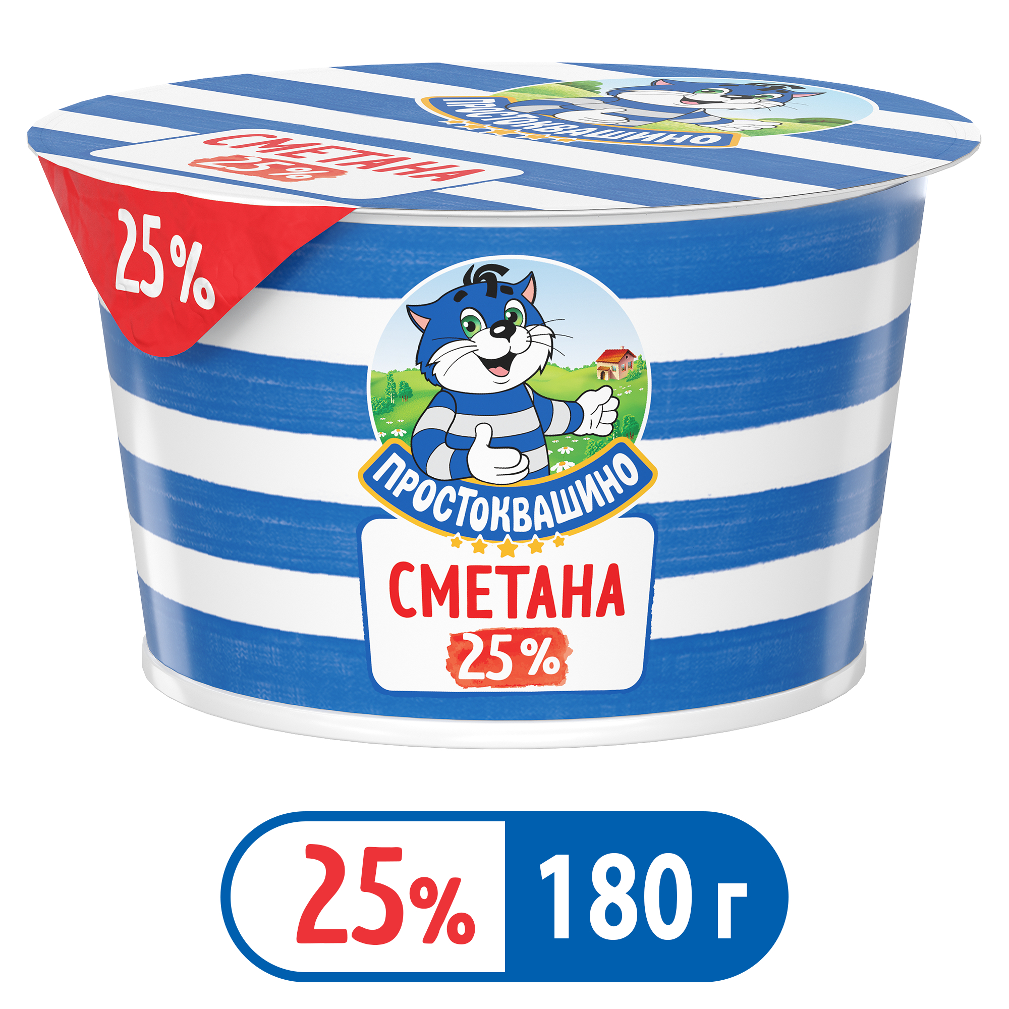 

Сметана Простоквашино 25%