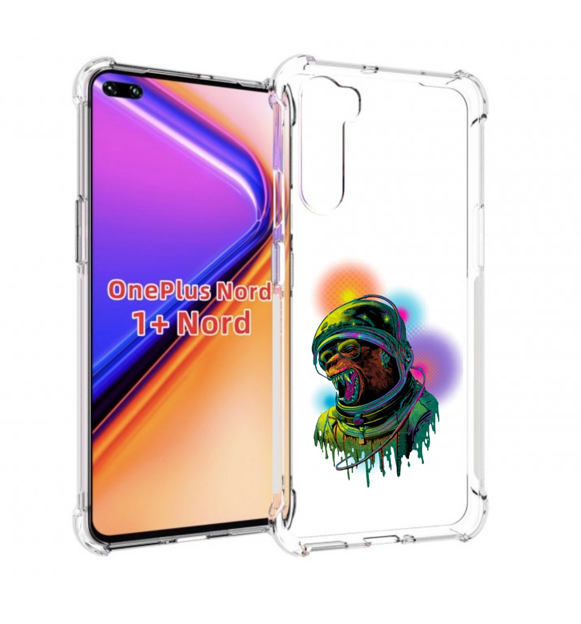 

Чехол MyPads медведь космонавт для OnePlus Nord / 1+ Nord (1ая версия), Прозрачный, Tocco