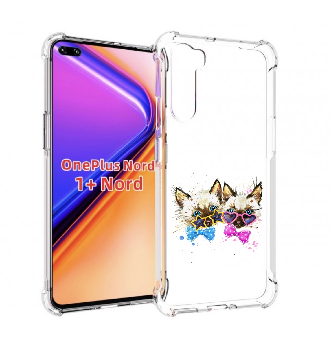 

Чехол MyPads милые котята для OnePlus Nord / 1+ Nord (1ая версия), Прозрачный, Tocco