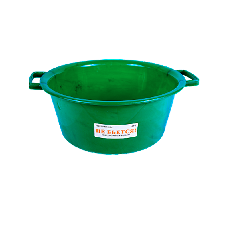 

Таз 12 л. для пищевых продуктов Т12-02 (ПНД) жесткое Изумрудный