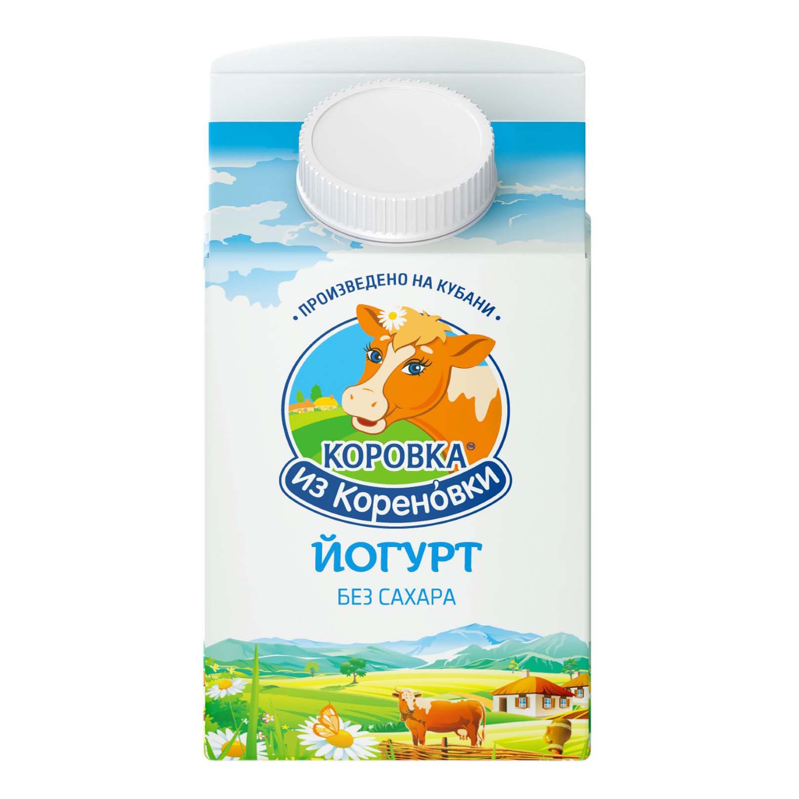 

Питьевой йогурт Коровка из Кореновки без сахара 2,5% 450 г бзмж