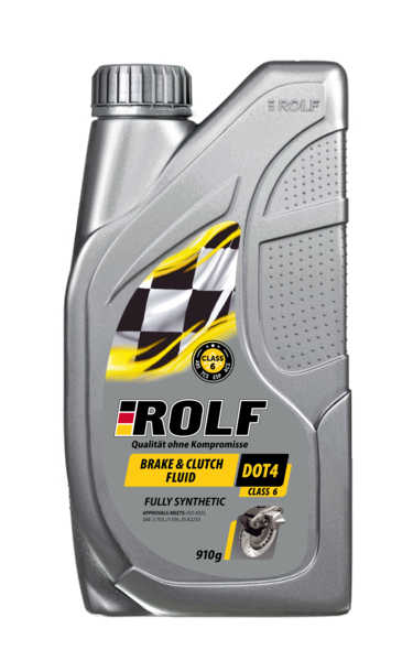 Жидкость тормозная ROLF Brake & Clutch Fluid Dot-4 CLASS 6 910 г