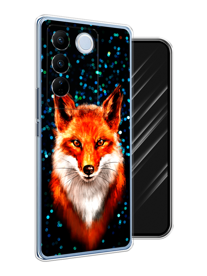 

Чехол Awog на Vivo V27/V27 Pro "Волшебная лиса", Оранжевый;черный;белый, 268450-1