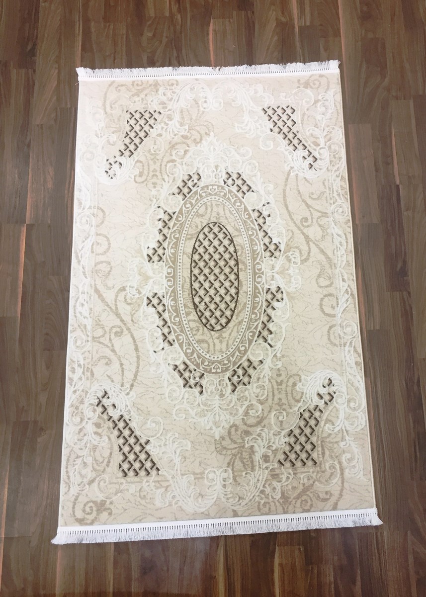 фото Ковер sofia rugs kqsem 4048a прямой белый/кремовый 60х110