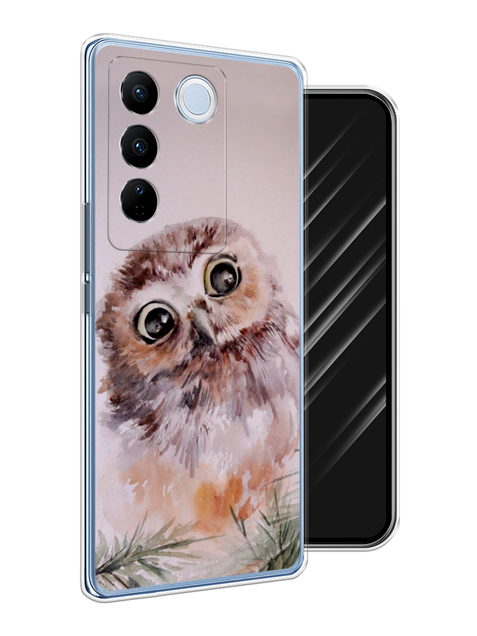 

Чехол Awog на Vivo V27/V27 Pro "Сова на розовом", Розовый;коричневый, 268450-1