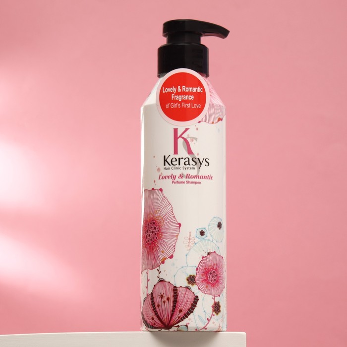 

Парфюмированный шампунь Kerasys Lovely & Romantic для поврежденных волос, 400 мл