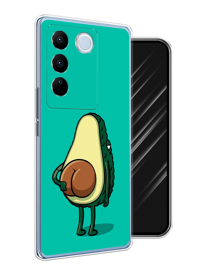 

Чехол Awog на Vivo V27/V27 Pro "Попа авокадо", Бирюзовый;коричневый, 268450-10