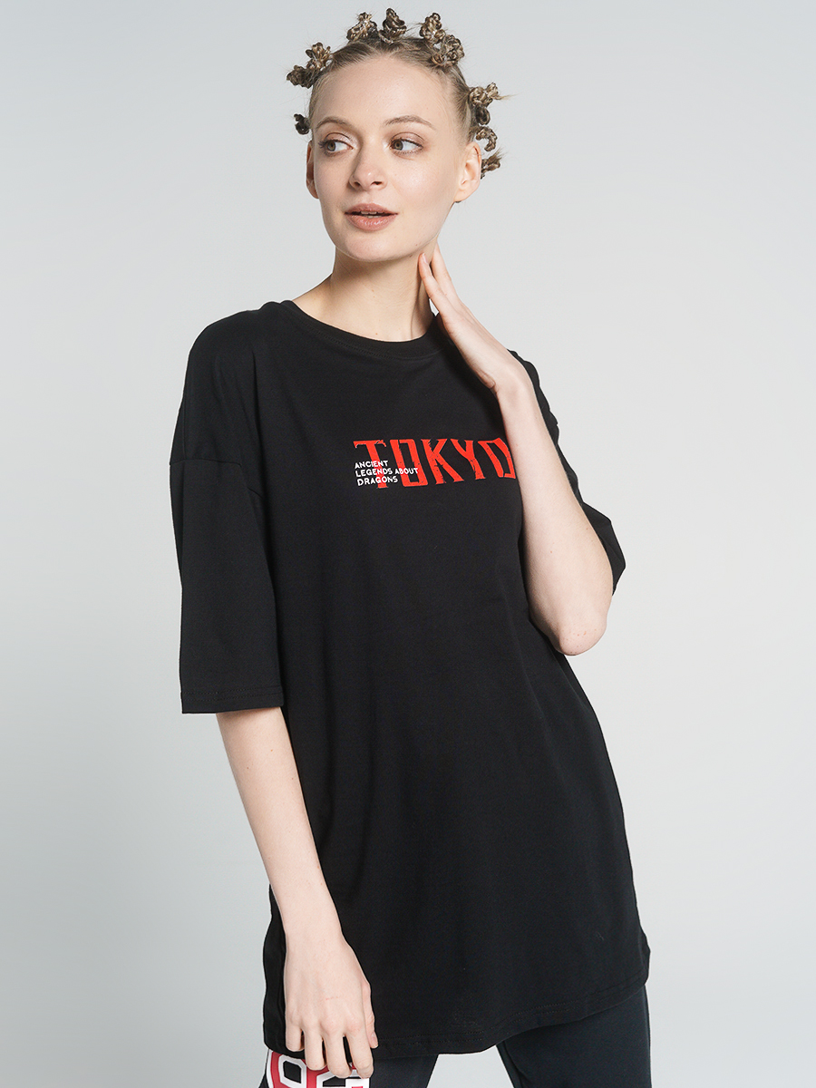 

Футболка ТВОЕ 83231 цв. черный L, 83231