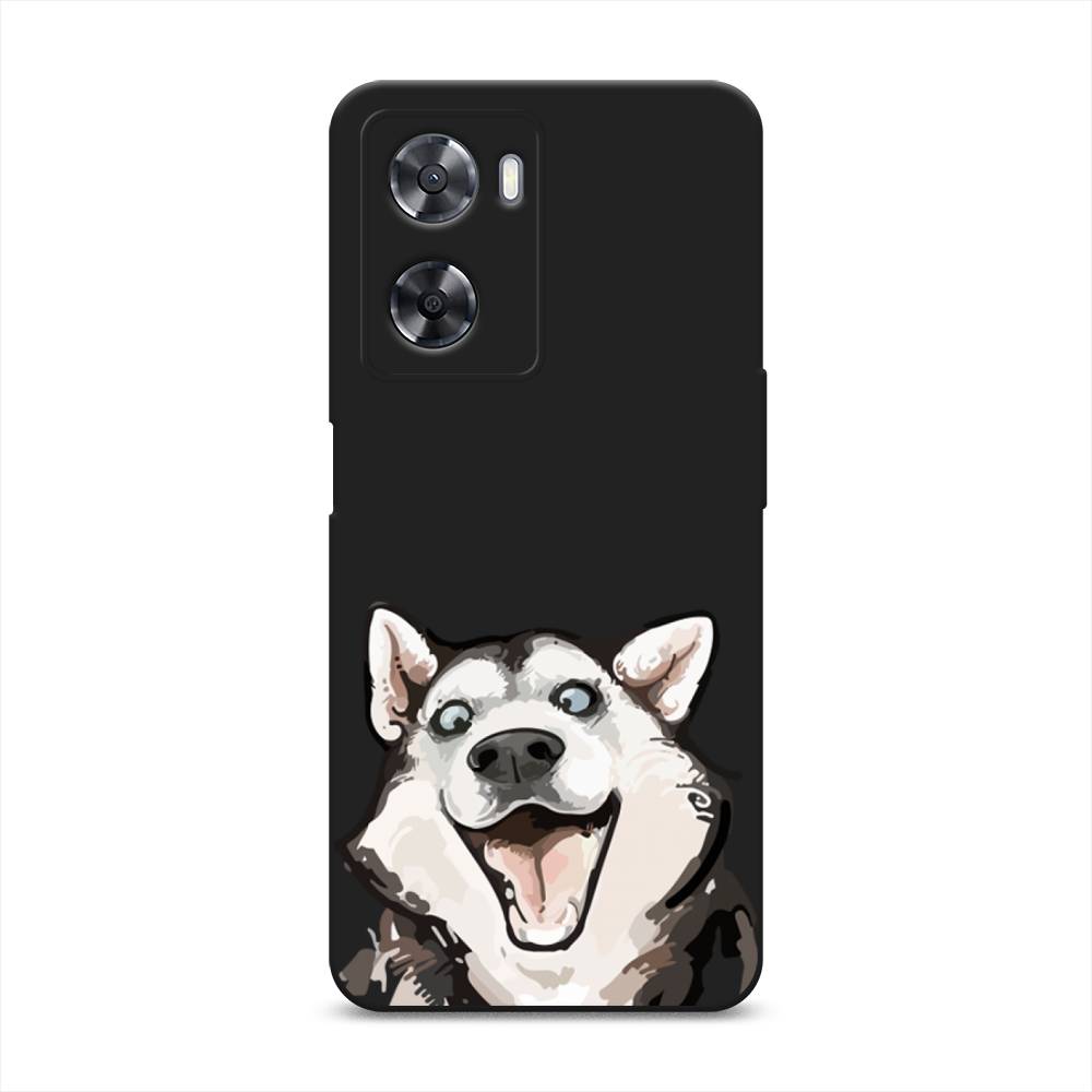 

Чехол Awog на Oppo A77s 4G "Радостный хаски", Белый;голубой;черный, 2511952-1