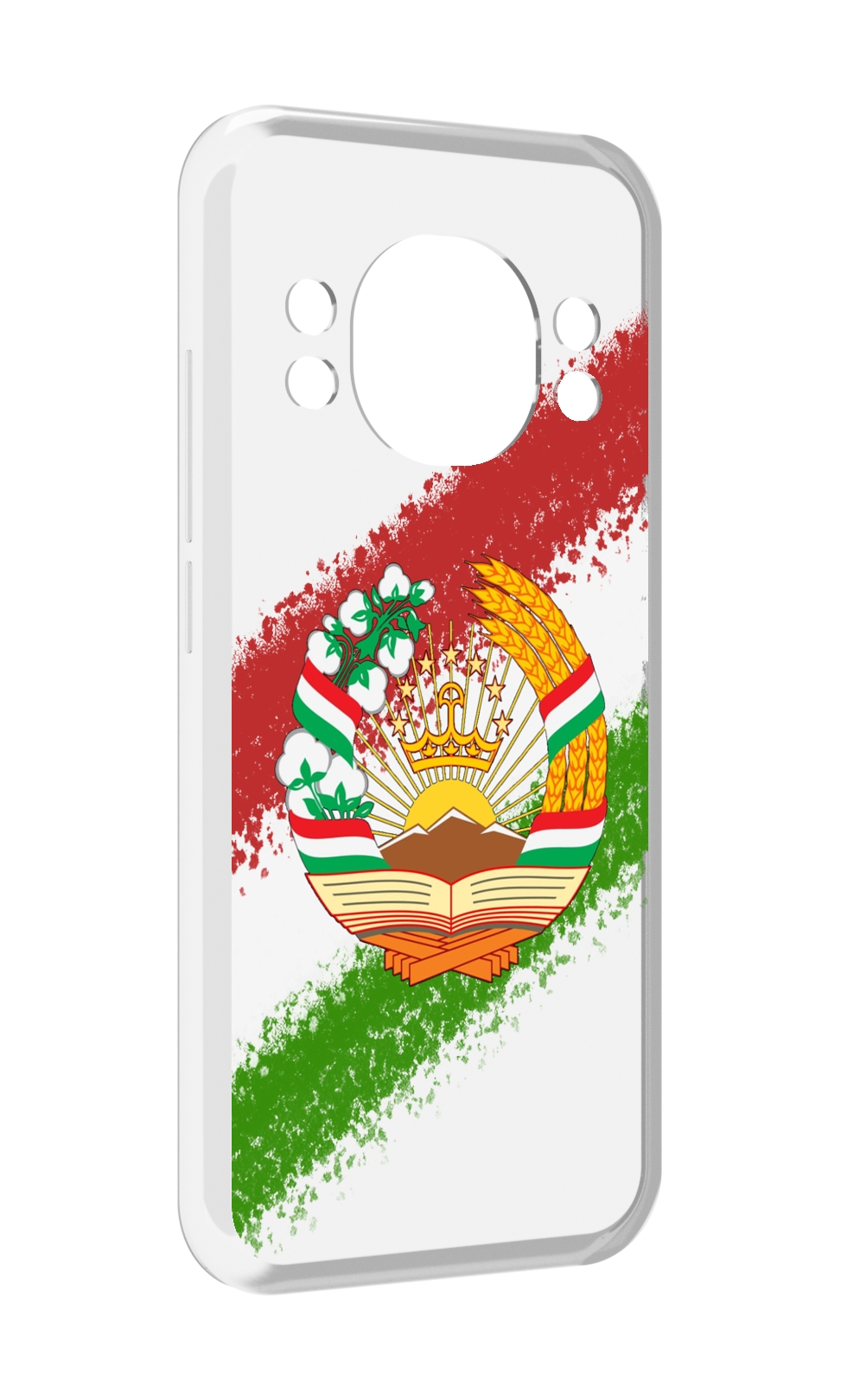 

Чехол MyPads герб флаг Таджикистана для Doogee S98 / S98 Pro, Прозрачный, Tocco