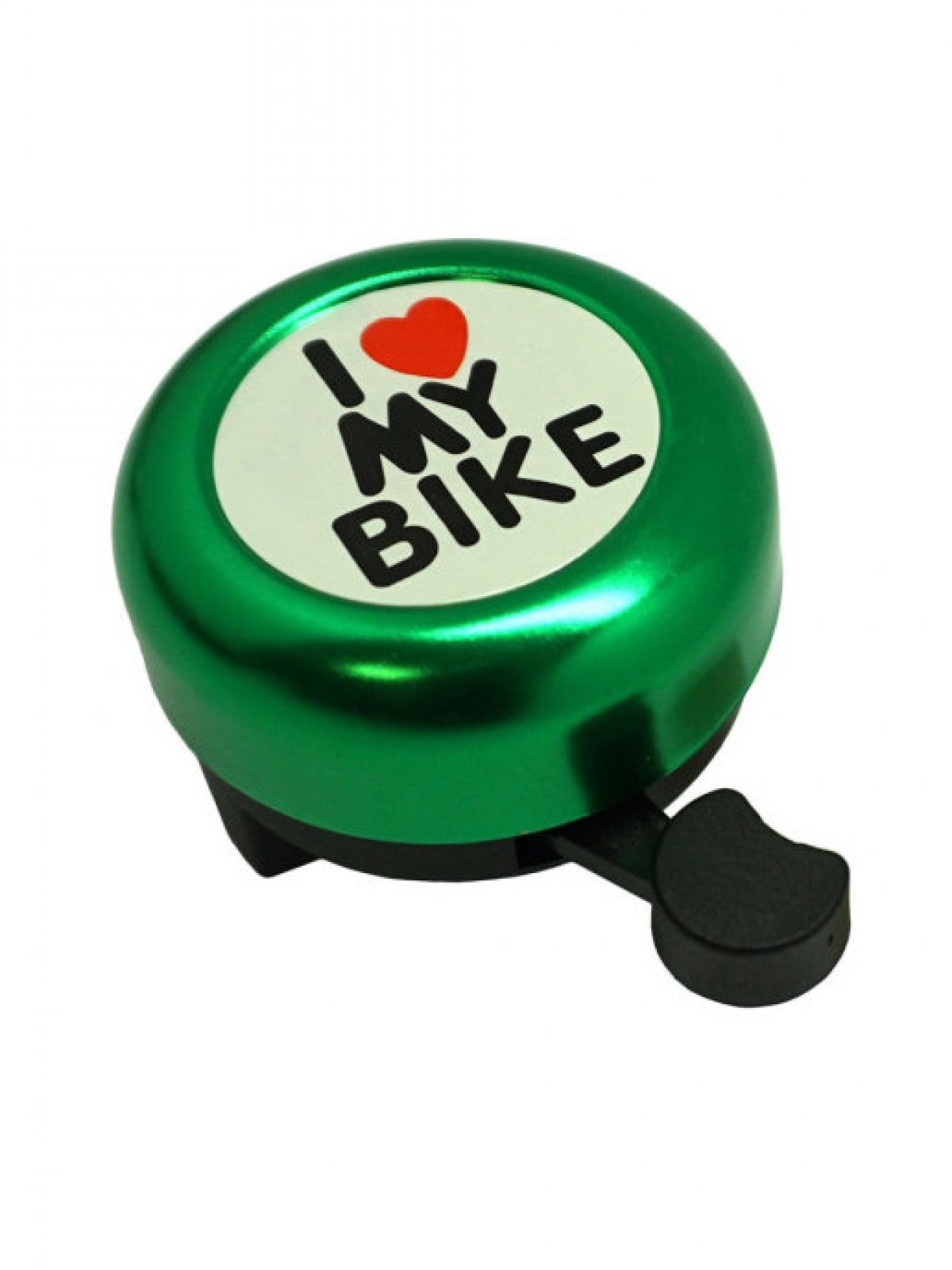 фото Звонок stels "i love my bike"(зеленый)