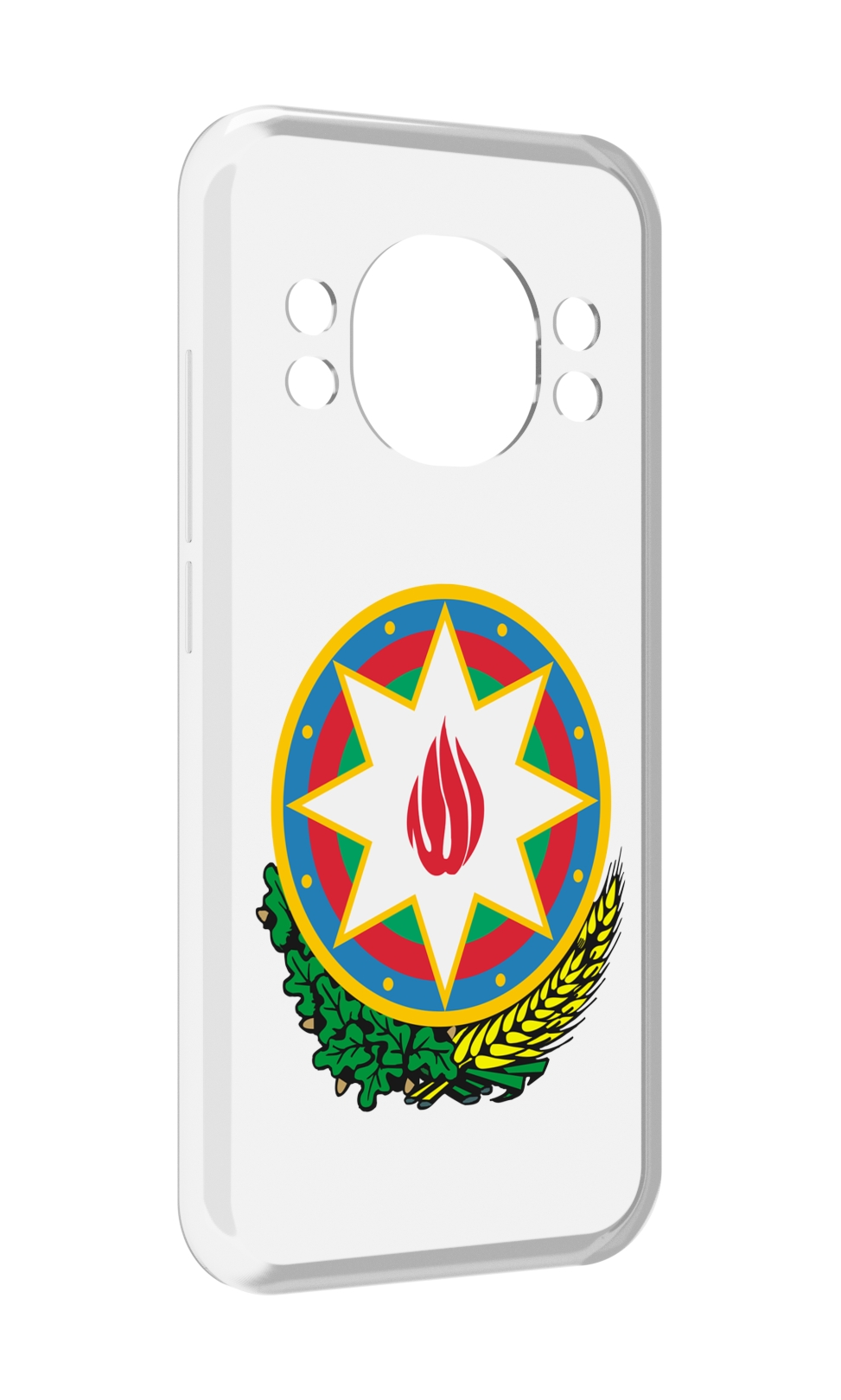 

Чехол MyPads герб-азербаиджан-2 для Doogee S98 / S98 Pro, Прозрачный, Tocco