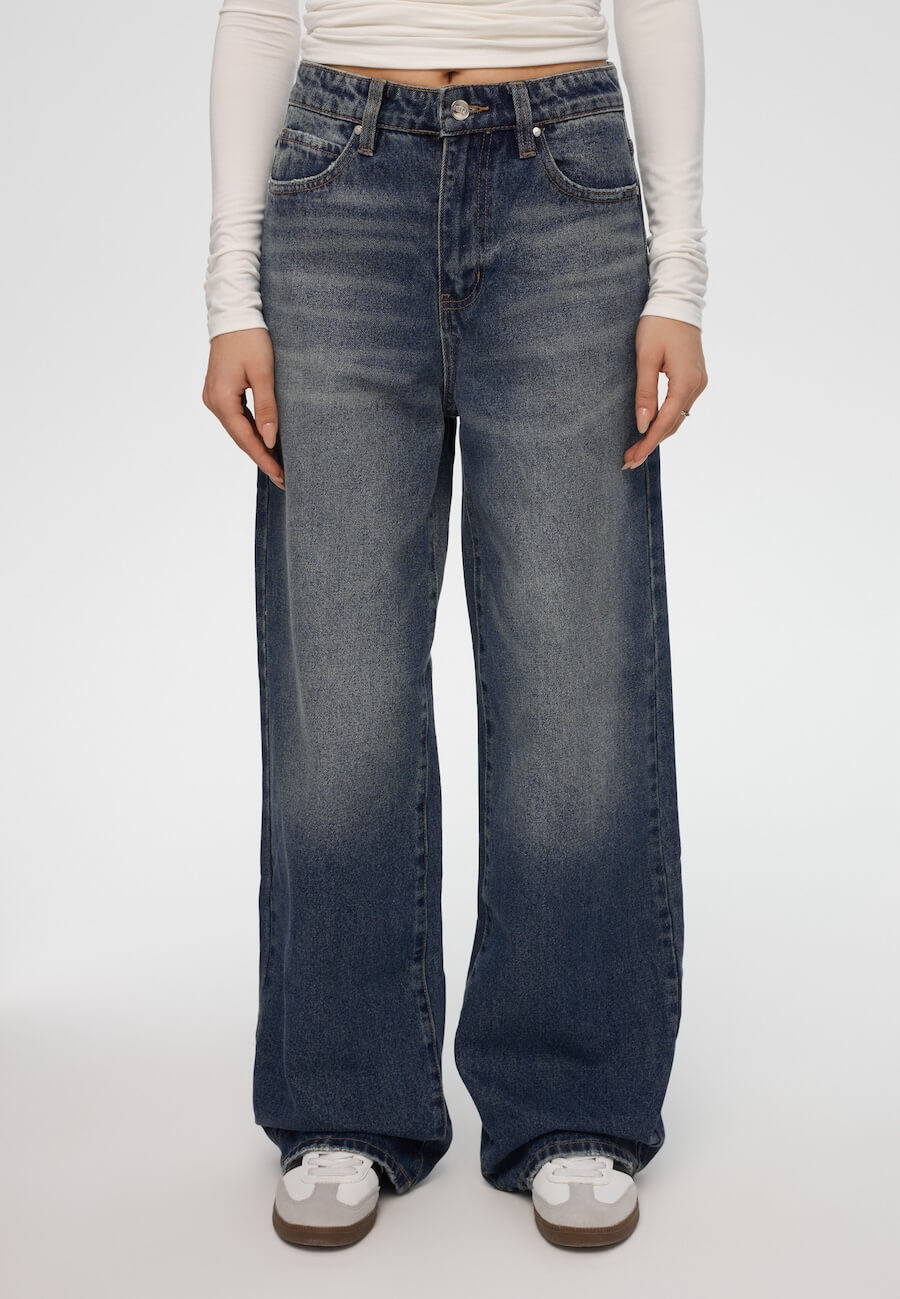 

Джинсы женские Feelz Wide leg 03 синие 26, Синий, Wide leg 03