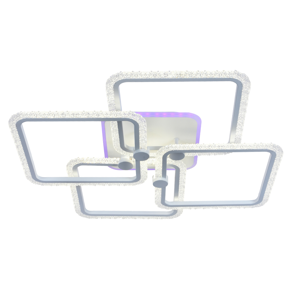 

Светодиодная люстра 8011/4 WHT 144W+10W RGB