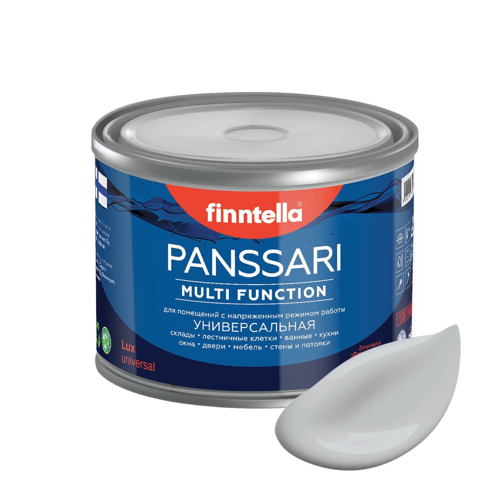 

Краска PANSSARI, TUULI серый, 0,45л, PANSSARI. Грунт-эмаль для всех типов поверхностей. Защитная. Эмаль универсальная. Быстросохнущая.