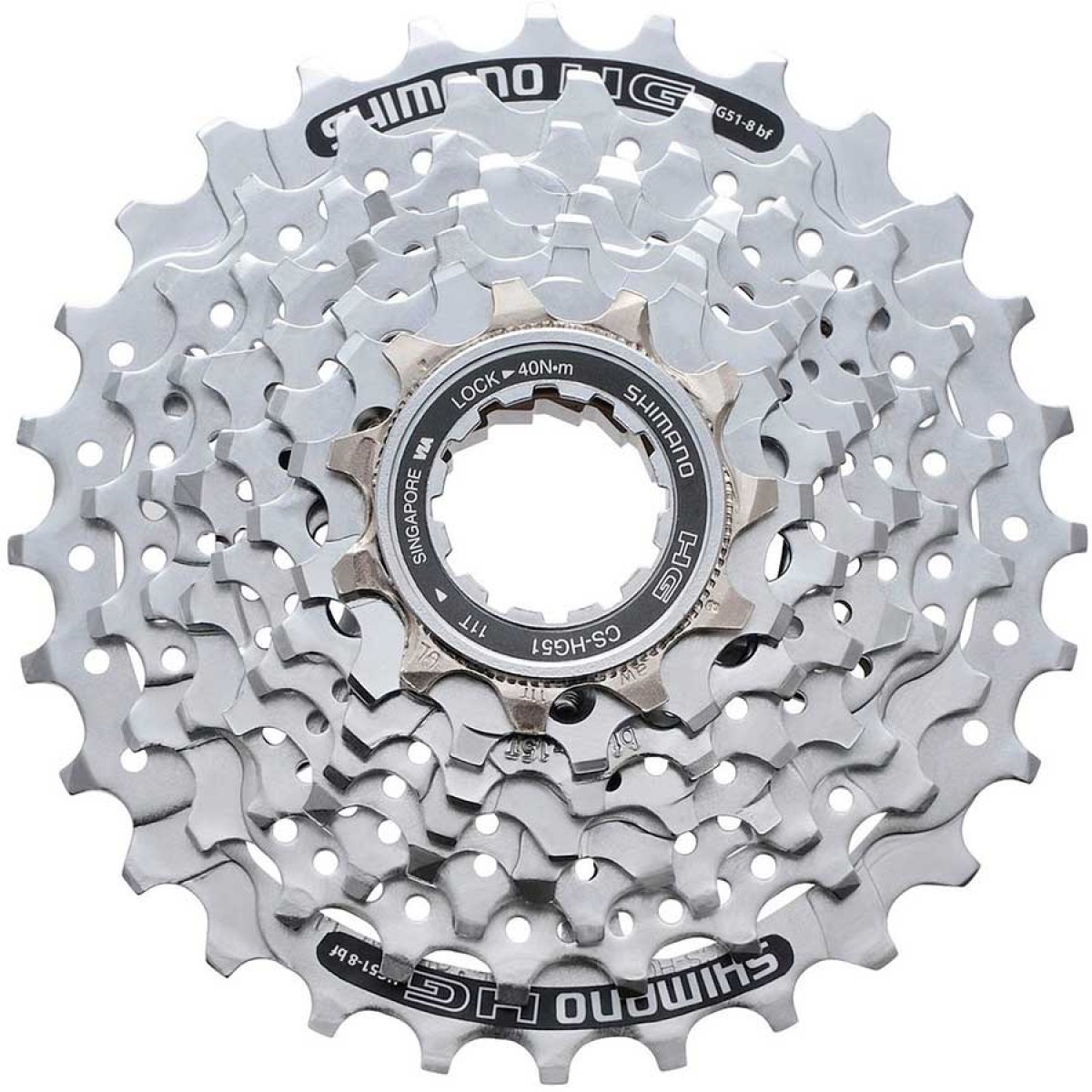 

Кассета SHIMANO HG51 8 скоростей 11-30