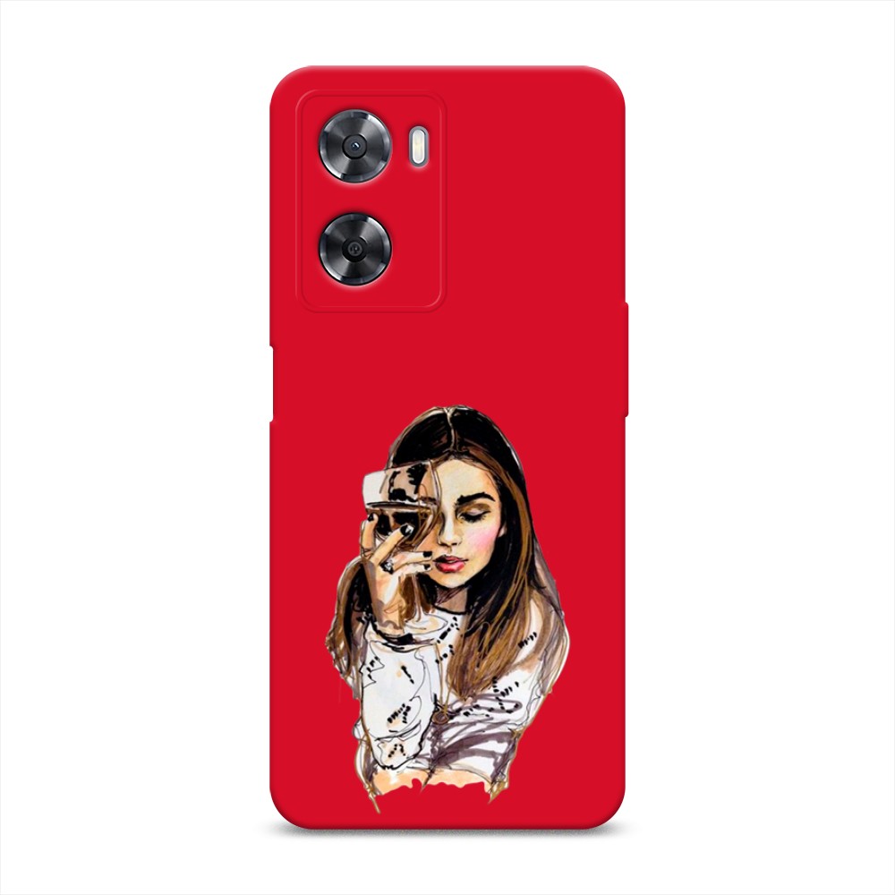 

Чехол Awog на Oppo A77s 4G "Девушка с бокалом", Бежевый;коричневый;белый, 2511953-1