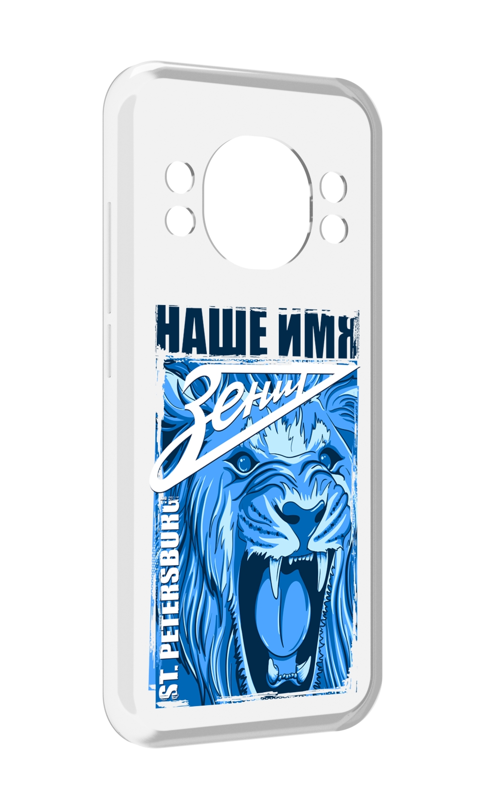 

Чехол MyPads ФК наше имя зенит для Doogee S98 / S98 Pro, Прозрачный, Tocco