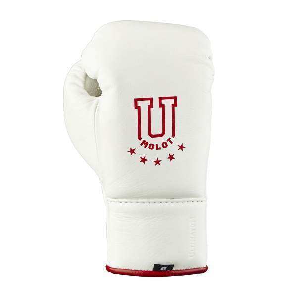 фото Профессиональные боевые перчатки ultimatum boxing molot 2.0 white 01 8 oz