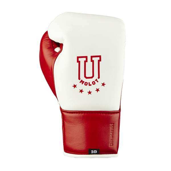 фото Профессиональные боевые перчатки ultimatum boxing molot 2.0 red alert 10 oz