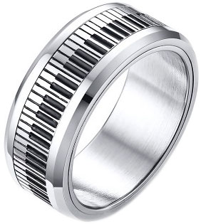 

Кольцо из стали р. 19 DG Jewelry INS139, эмаль, INS139