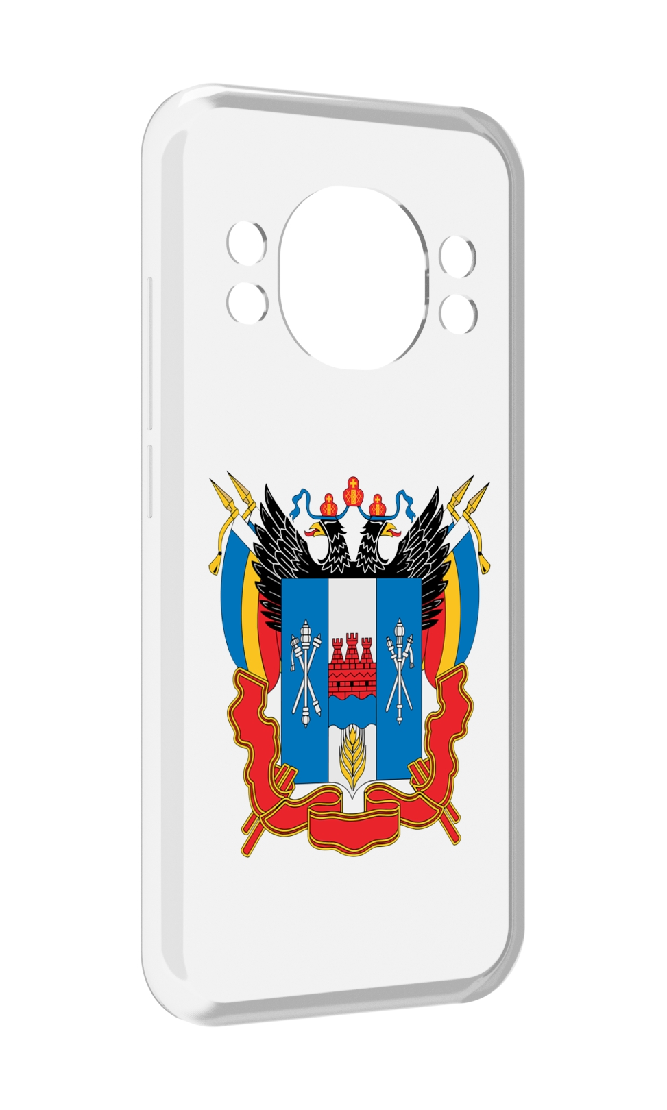 

Чехол MyPads герб-ростовская-область для Doogee S98 / S98 Pro, Прозрачный, Tocco