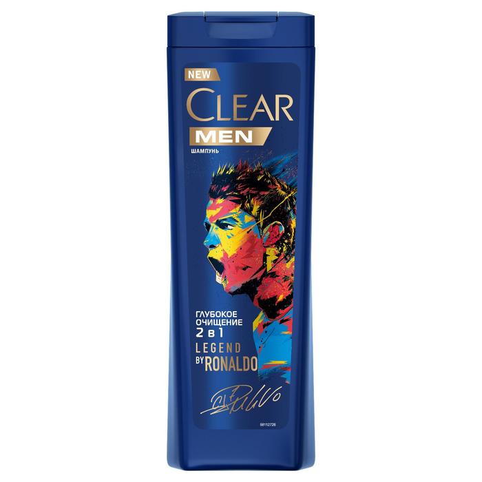 

Шампунь для волос Clear men 2 в 1 Глубокое очищение, против перхоти, 400 мл
