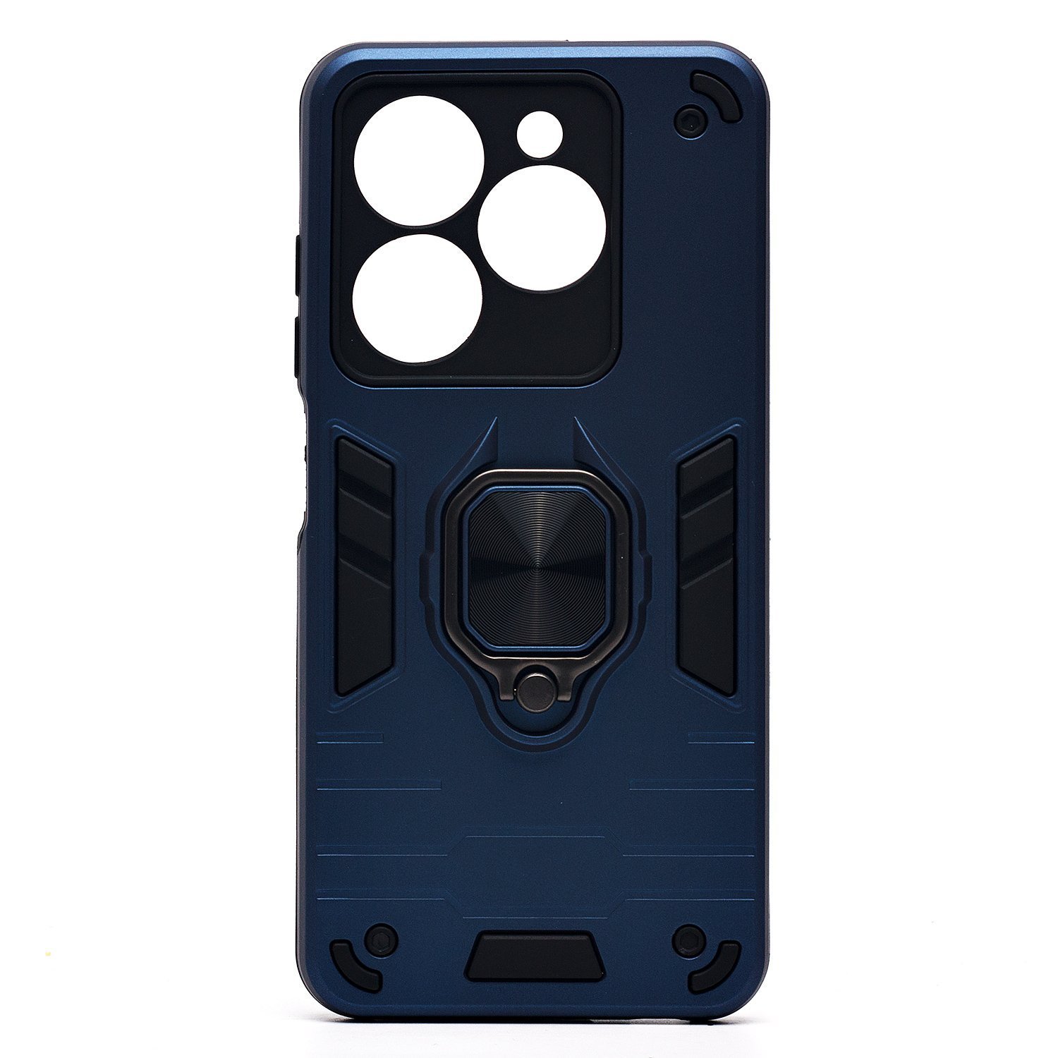 

Чехол Infinix Smart 8 (X6525), 8 Pro, Tecno Spark 20, 20C противоударный с кольцом, Синий
