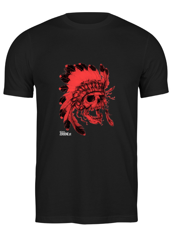 

Футболка мужская Printio Skull черная S, Черный, Skull