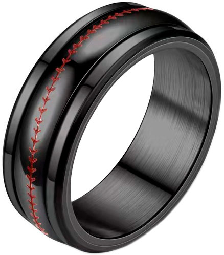 

Кольцо из стали р. 20,5 DG Jewelry GSR0219-B, эмаль, GSR0219-B