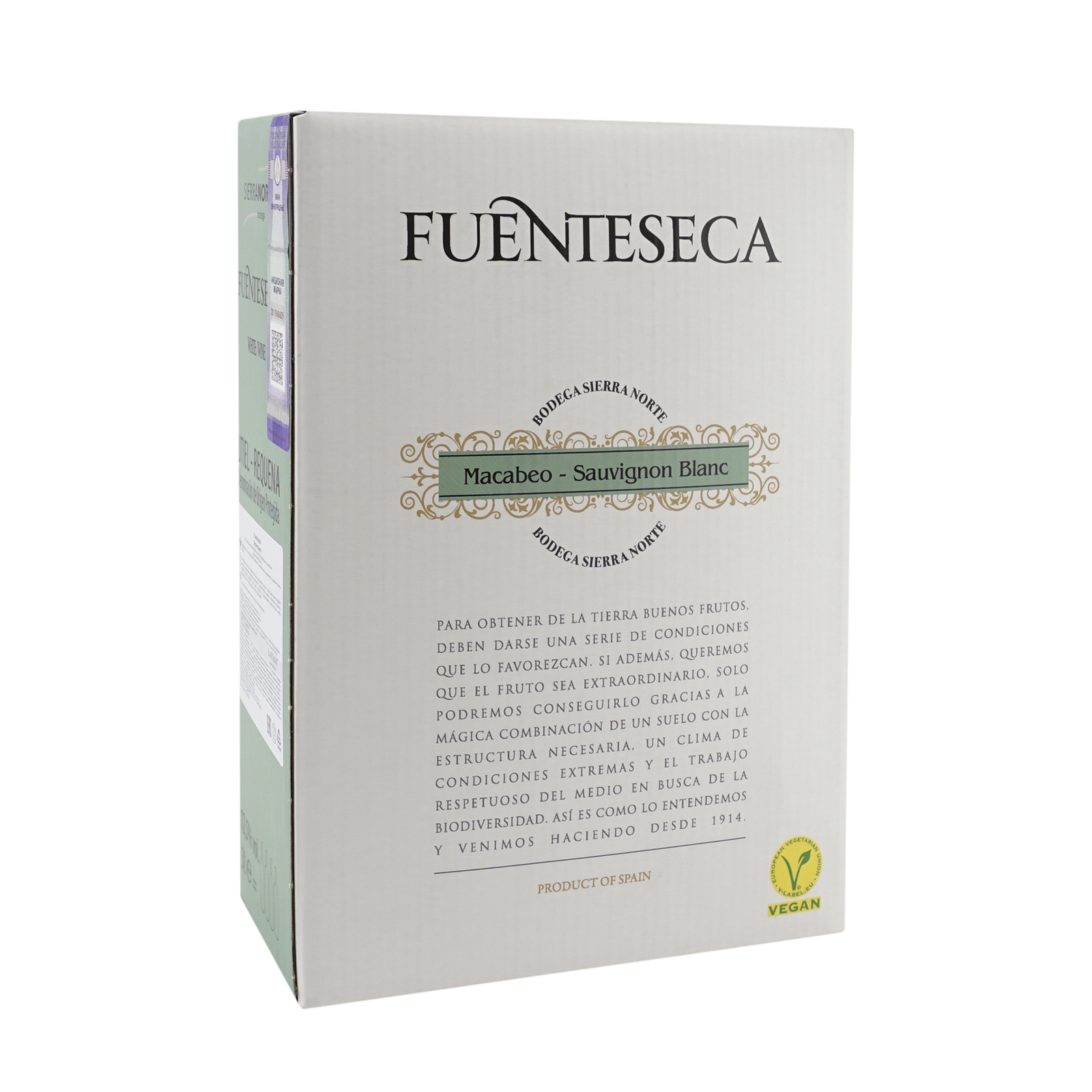 

Вино Fuenteseca Macabeo-Sauvignon Blanc белое сухое 12,5% 3 л