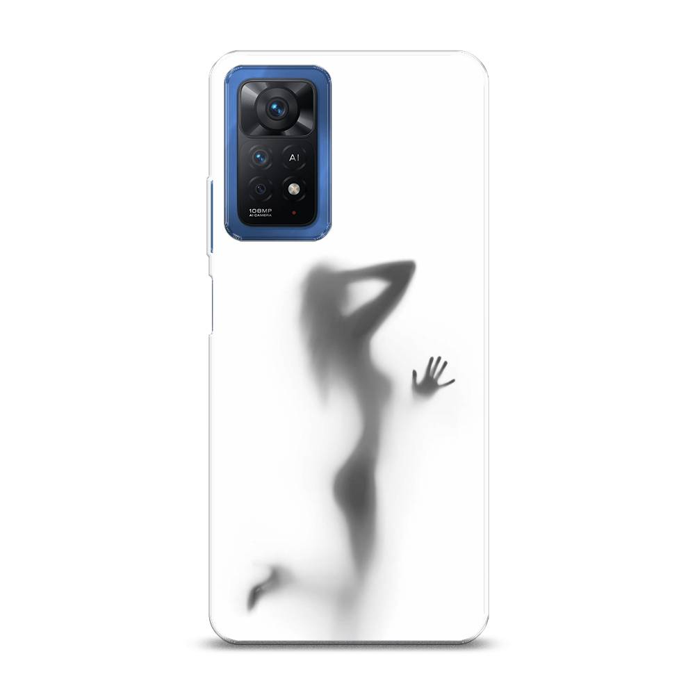 фото Силиконовый чехол "стекло в душе" на xiaomi redmi note 11 pro 5g awog